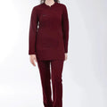Emerald (Tesettür) - Bordo (Takım) - OksijenUniform