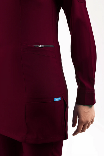 Emerald (Tesettür)- Bordo (Takım) - OksijenUniform