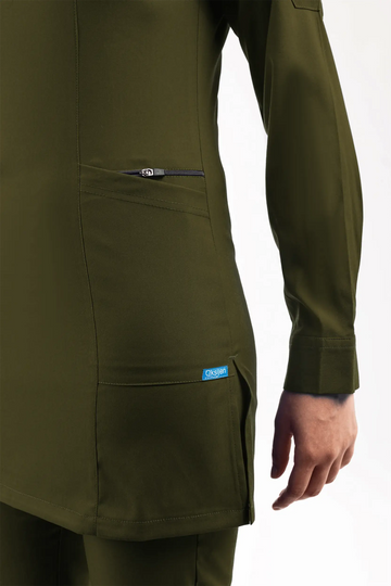 Emerald (Tesettür)- Haki (Tek Üst) - OksijenUniform