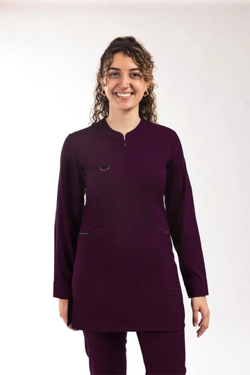 Emerald (Tesettür)- Mürdüm (Takım) - OksijenUniform