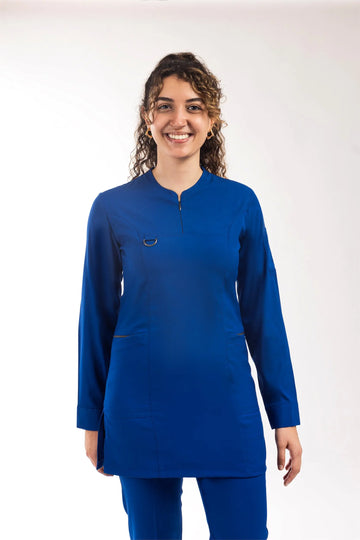 Emerald (Tesettür)- Saks Mavi (Takım) - OksijenUniform