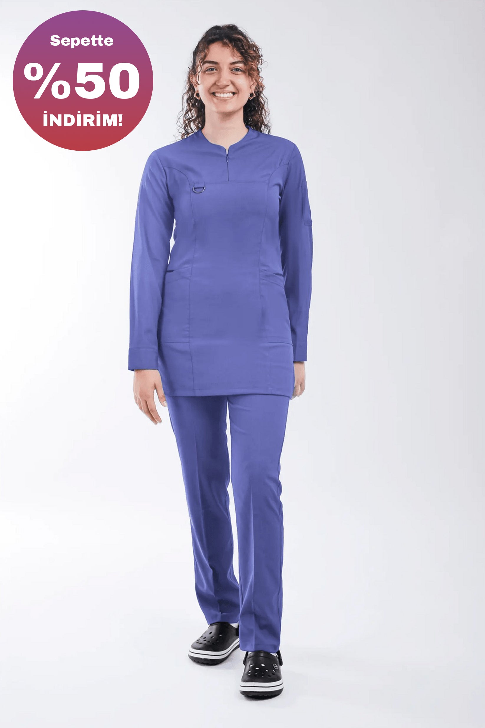 Emerald (Tesettür)- Fırtına Mavi (Takım)