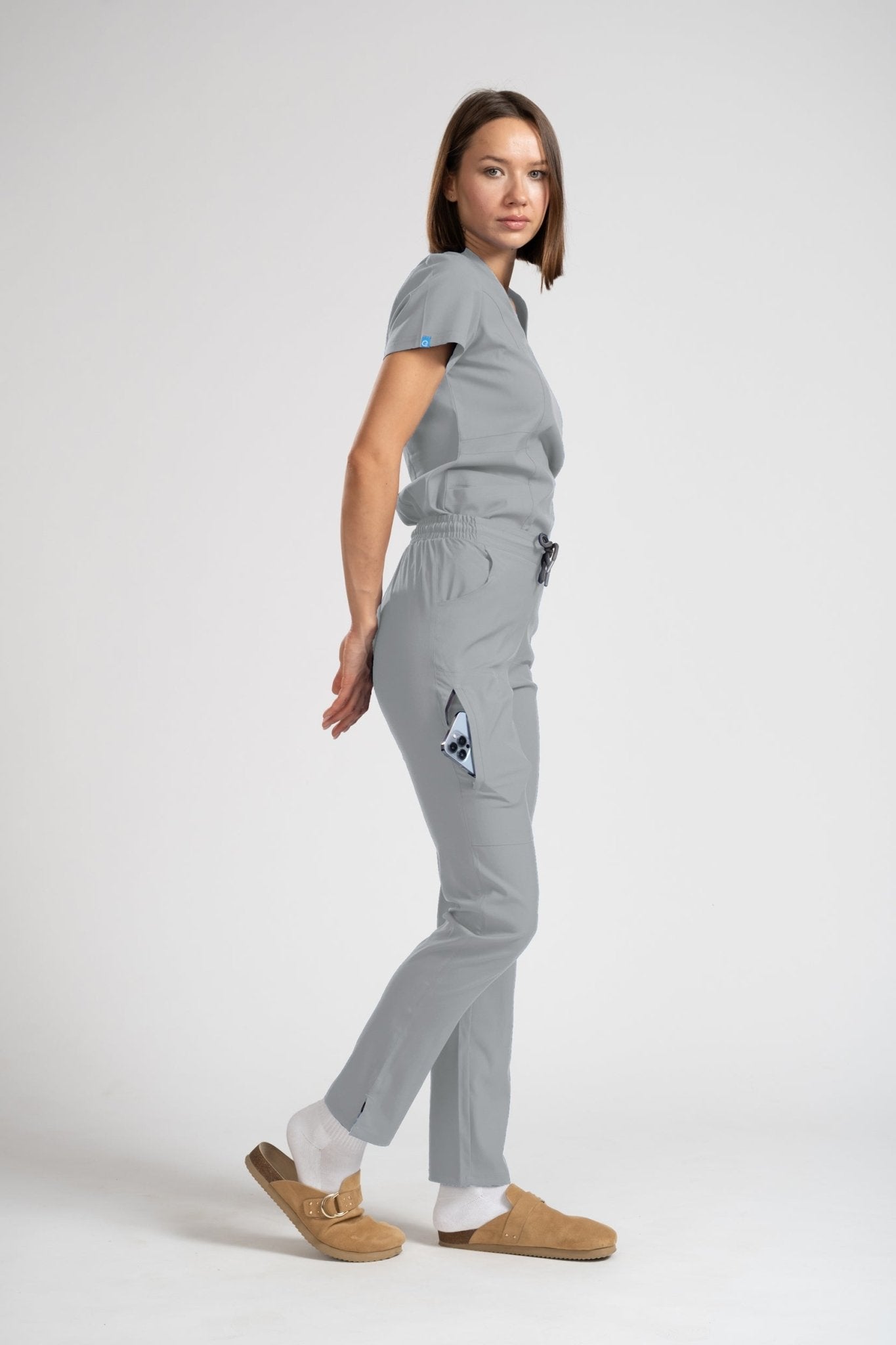 Citrine - Gümüş Gri (Tek Üst) - OksijenUniform