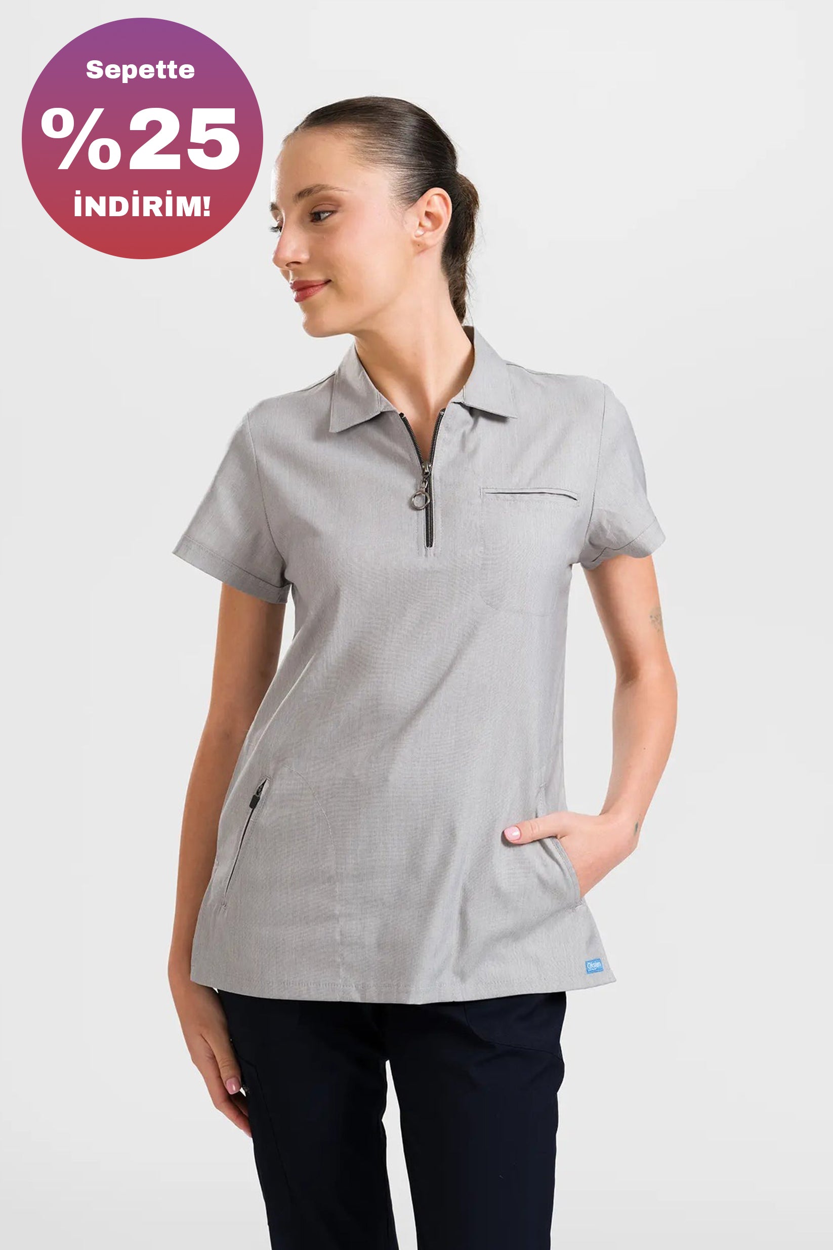 DuoStyle Jogger - Gümüş Gri (Tek Üst)