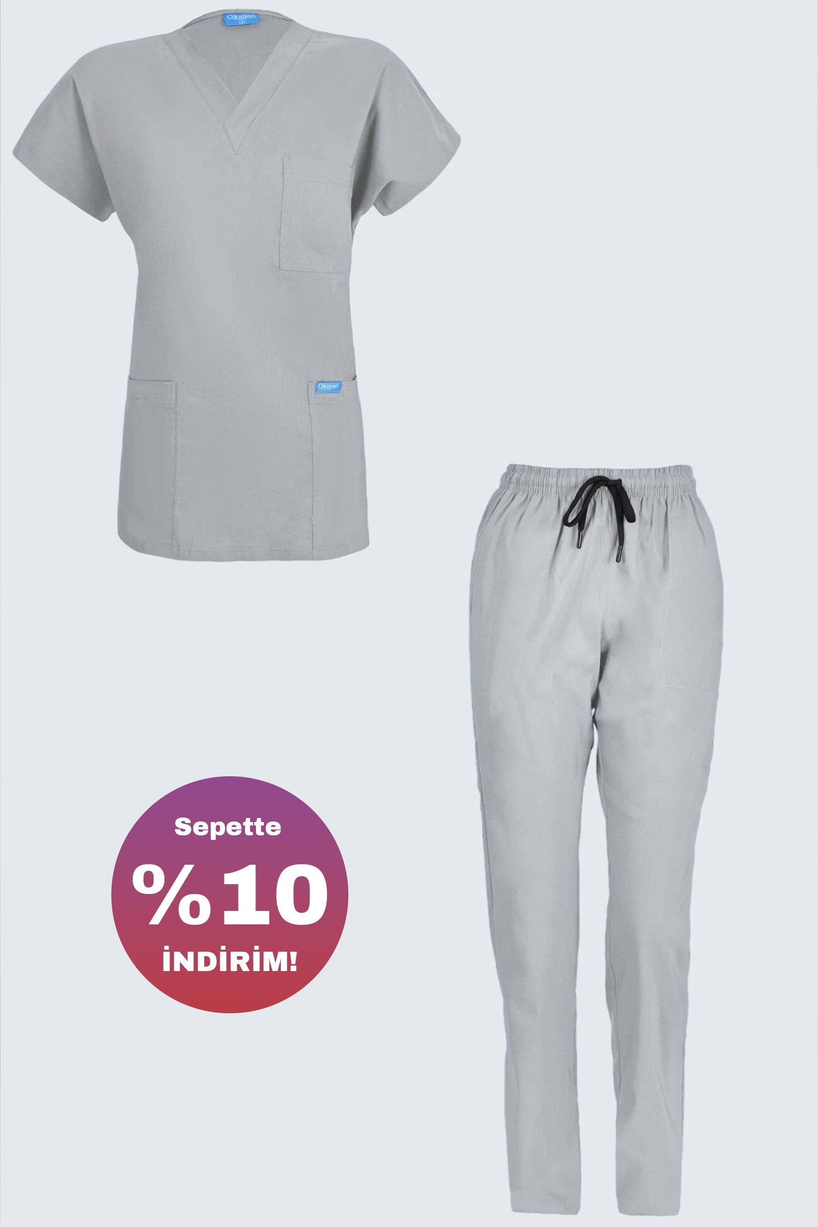 Klasik Premium - Gümüş Gri (Unisex Takım)