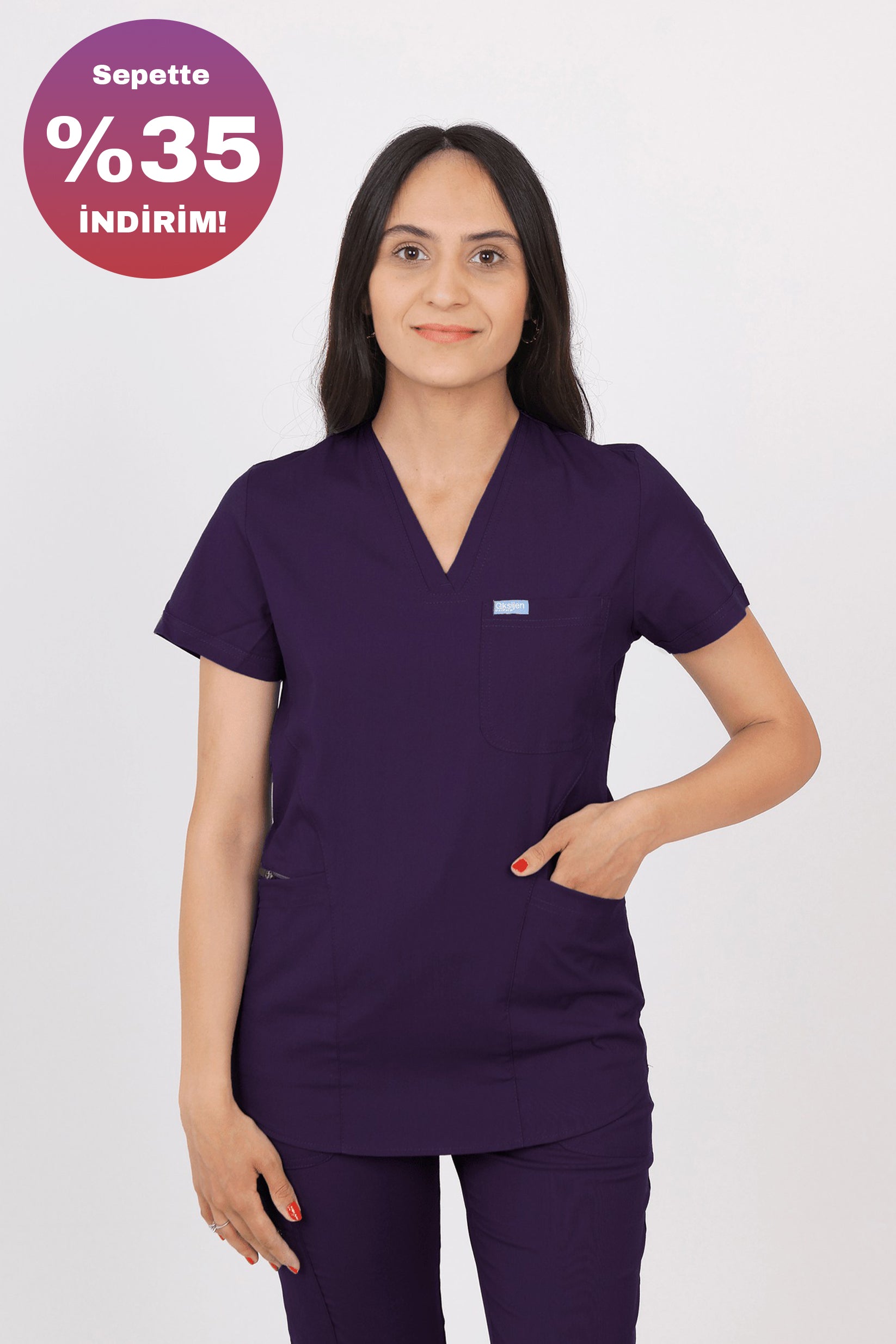 Safir - Mor (Tek Üst)