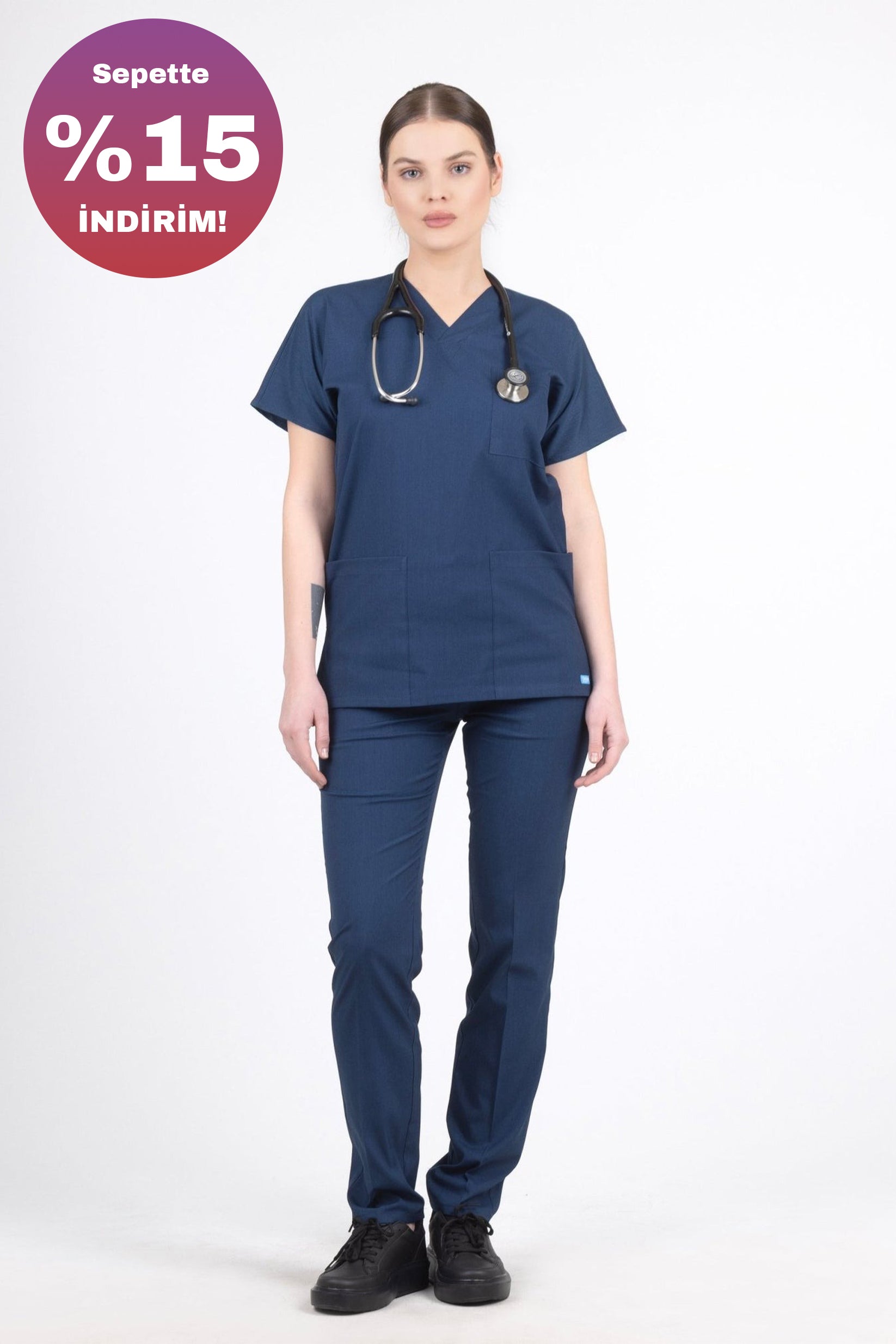 Klasik Premium - Petrol Lacivert (Tek Alt & Pantolon)