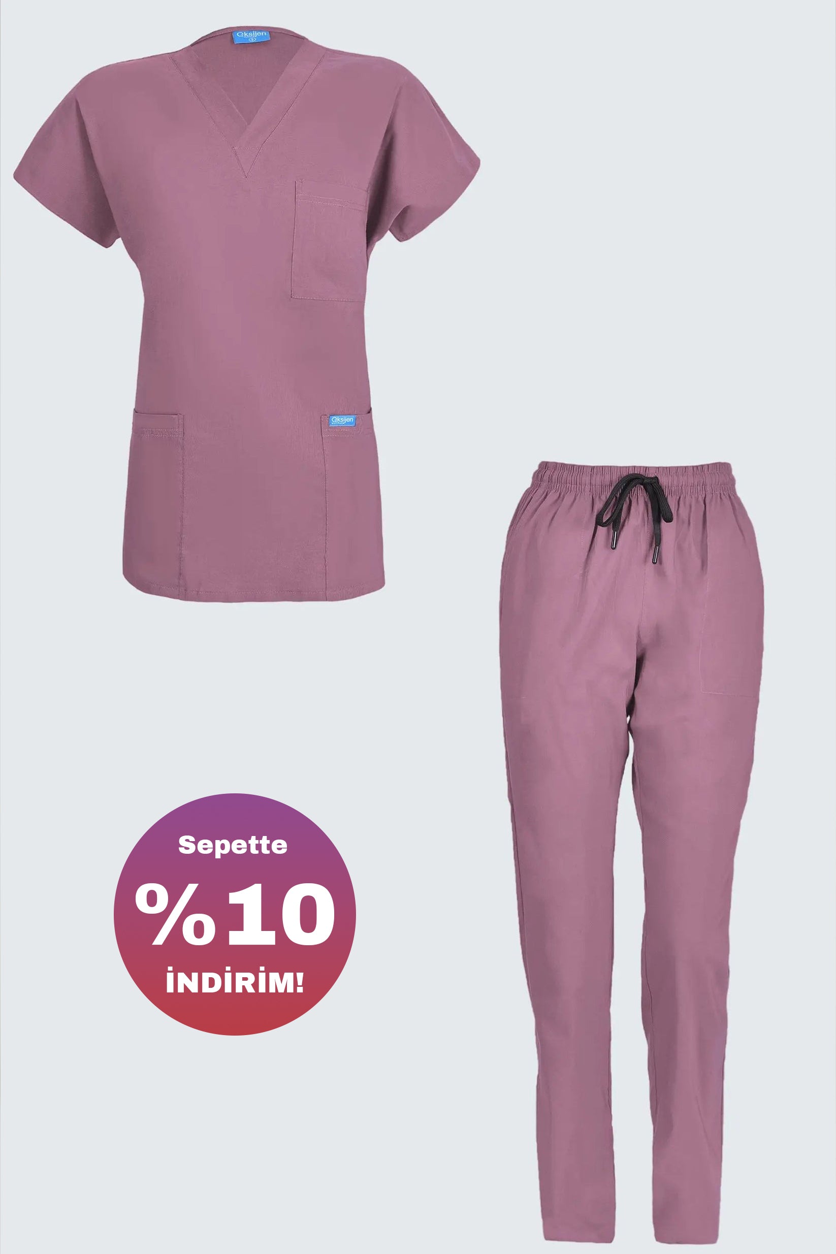 Klasik Premium - Pudra (Unisex Takım)