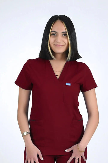 Safir - Bordo (Tek Üst) - OksijenUniform