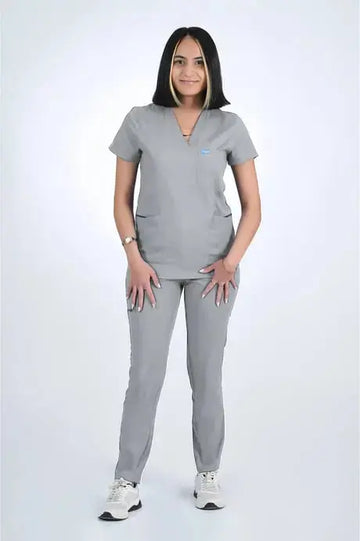 Safir - Gümüş Gri  (Tek Üst) - OksijenUniform