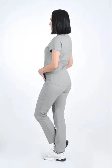 Safir - Gümüş Gri  (Tek Üst) - OksijenUniform