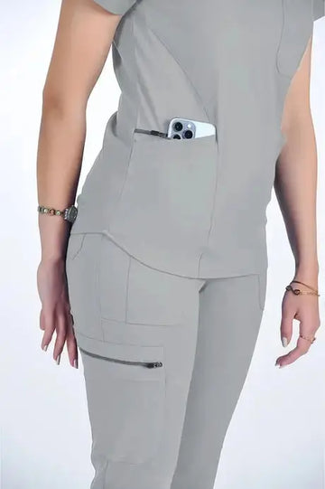 Safir - Gümüş Gri  (Tek Üst) - OksijenUniform