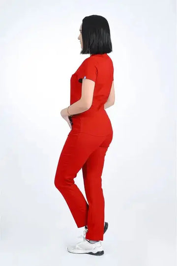 Safir - Kırmızı (Tek Üst) - OksijenUniform