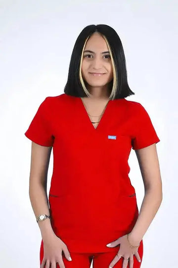 Safir - Kırmızı (Tek Üst) - OksijenUniform
