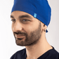 Saks Mavi Likralı Cerrahi Bone - OksijenUniform