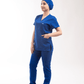 Saks Mavi Likralı Cerrahi Bone - OksijenUniform