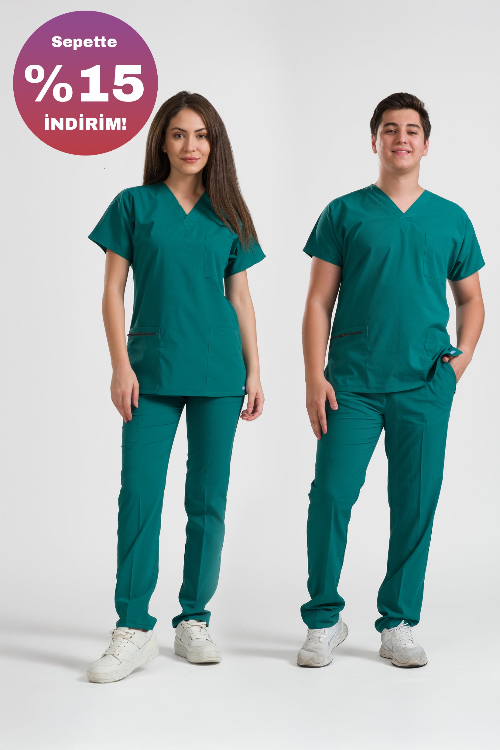 Klasik OksiFlex- Hastane Yeşili - (Unisex Takım)