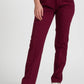 Klasik OksiFlex - Bordo - (Unisex Tek Alt & Pantolon) - OksijenUniform