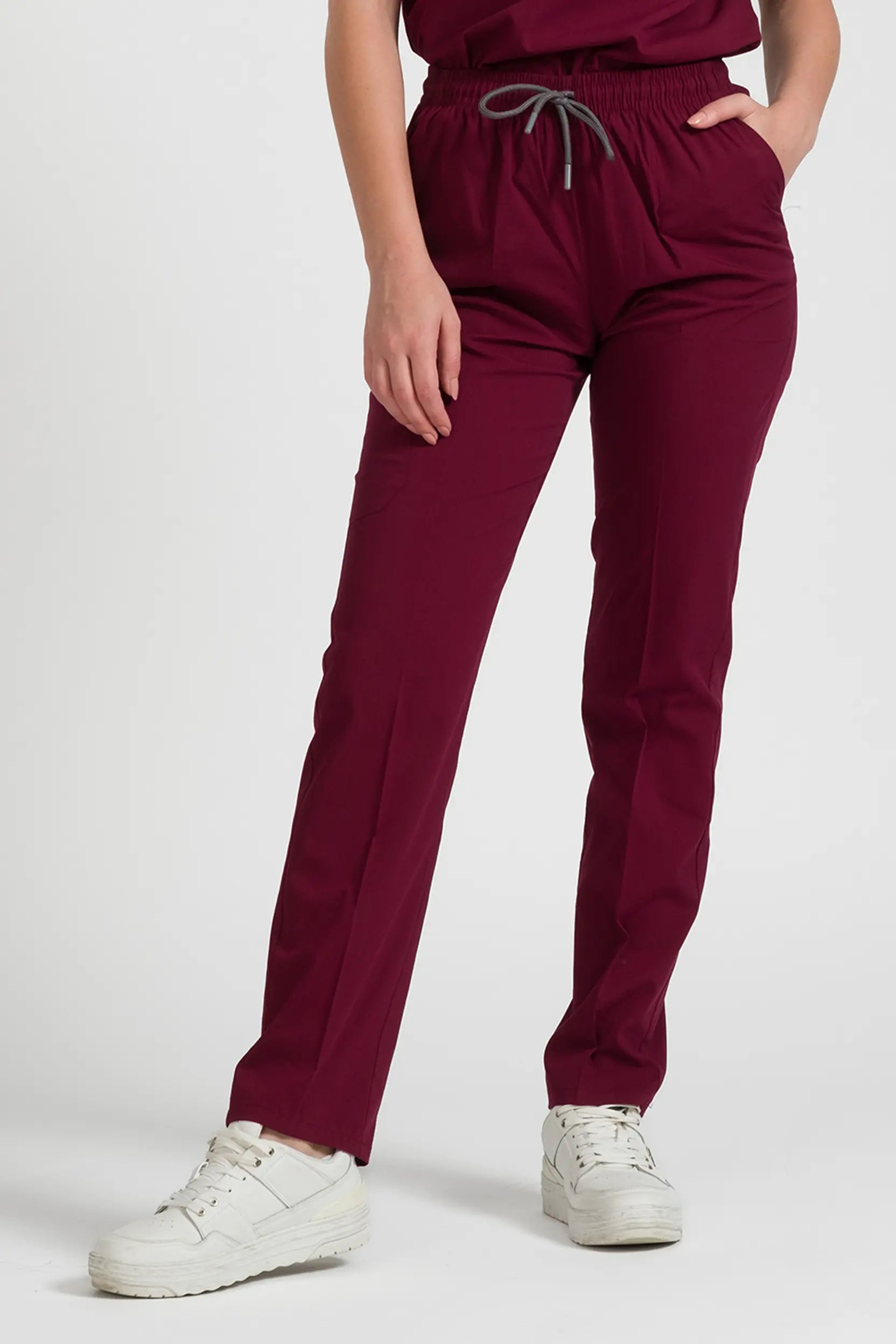 Klasik OksiFlex - Bordo - (Unisex Tek Alt & Pantolon) - OksijenUniform