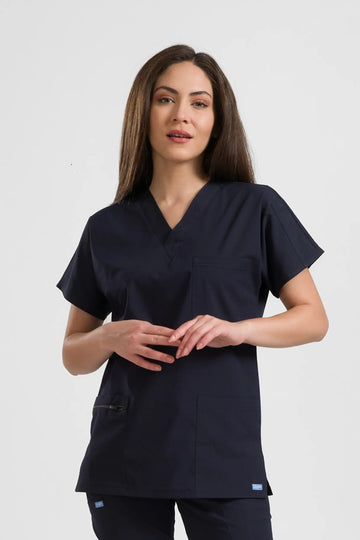 Klasik OksiFlex- Lacivert - (Unisex Tek Üst) - OksijenUniform