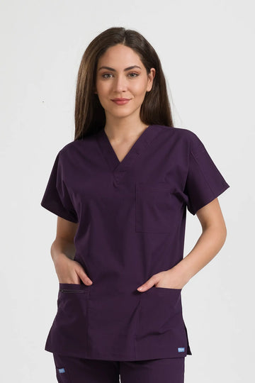Klasik OksiFlex- Mor - (Unisex Tek Üst) - OksijenUniform